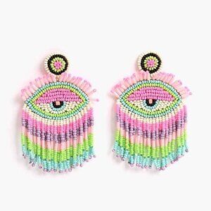 America & Beyond - Pink Lazy Eye Earrings